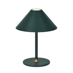 Hygge Batteri Bordlampe - Dyb Grn - 19 - Halo Design