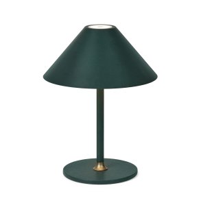 Hygge Batteri Bordlampe - Dyb Grn - 19 - Halo Design