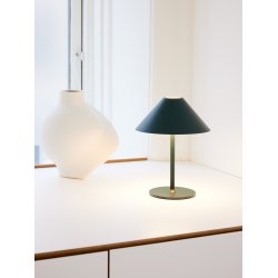 Hygge Batteri Bordlampe - Dyb Grn - 19 - Halo Design
