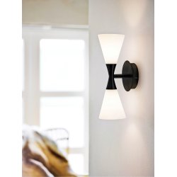 Harlekin Duo vglampe - Sort - Herstal