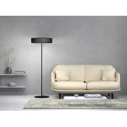 Grain - Gulvlampe - Sort - Herstal