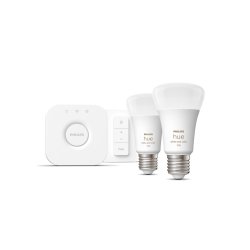Philips Hue White And Color Ambiance - E27 - Starter Kit - Fuld Farve + Dimmer Switch - 2 Pre