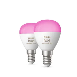 Philips Hue White And Color Ambience - E14 - 470lm - Krone Pre - 2-pak