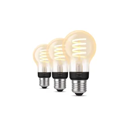 Philips Hue Filament - White Ambiance - A60 - E27 - 550lm - 3-pak