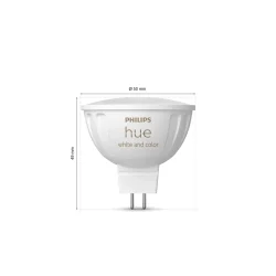 Philips Hue White And color Ambiance - Gu5,3 - 400lm - 2-Pak.