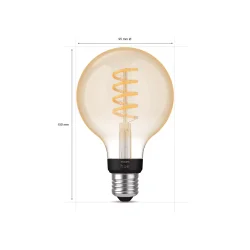 E27 7W - G93 Filament Globe pre- Hue white Ambiance - Philips