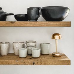 Two - Bordlampe - Gold - humble