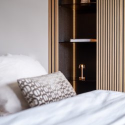 Two - Bordlampe - Gold Glass Smoked - humble