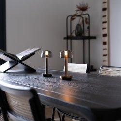 Two - Bordlampe - Titanium Smoked - humble