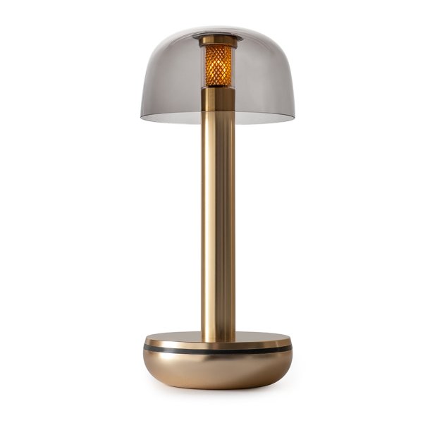 Two - Bordlampe - Gold Glass Smoked - humble