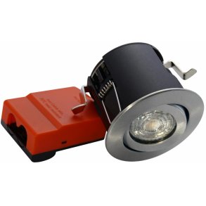 Indbygningsspot Daxtor inkl. LED Pre fra Diolux E6 3000K - Stl