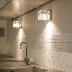 Ice Cube Vglampe - Klar - uden Ledningsudtag - Fabbian