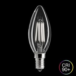 Kertep�re - LED - 2700K - Klar - E14 - 4w - Unison