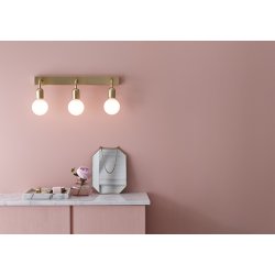 Regal - Vglampe 3 - Brstet Messing - Belid