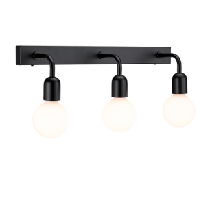 Regal - Vglampe 3 - Sort - Belid