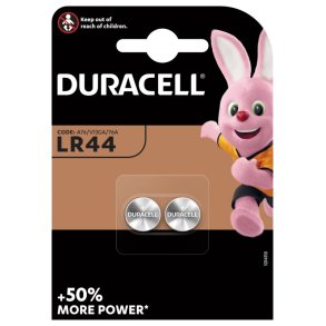Batteri - LR44 - knapcelle batteri 1,5V - 2 Pak - Duracell
