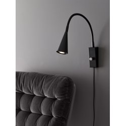 Ledro V�glampe - Sort - Belid