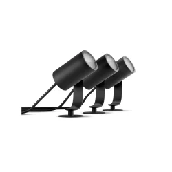 Lily Udendrs Spot - Sort - 3-Pak - Philips Hue