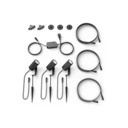 Lily Udendrs Spot - Sort - 3-Pak - Philips Hue