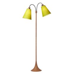 Fodg�nger Gulvlampe - Tr�look/Limegr�n - Nielsen Light