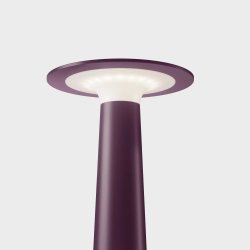 Lix IP44 Bordlampe - Aubergine - Transportabel - IP44.de