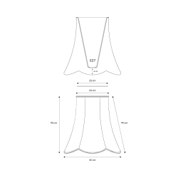 Lotte Pagodesk�rm - �42 - Nielsen Light