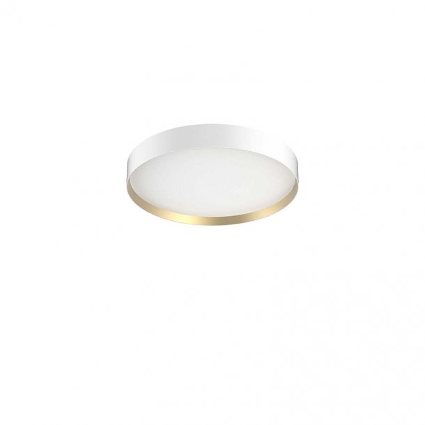 Lucia 35cm Loftlampe - Hvid-Guld - Loom Design
