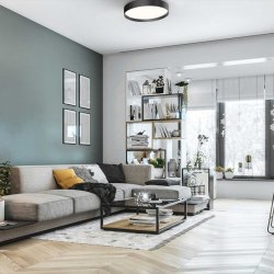 Lucia 35cm Loftlampe - Sort - Loom Design