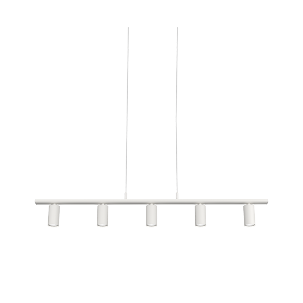 Lucy Linear 5 - Pendel - Hvid - Belid