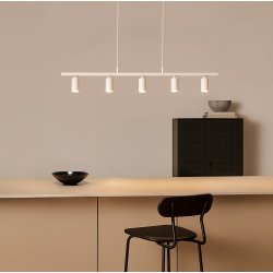 Lucy Linear 5 - Pendel - Hvid - Belid