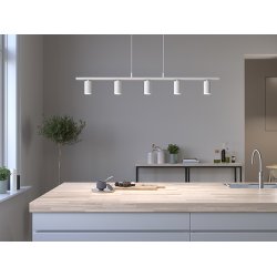 Lucy Linear 5 - Pendel - Hvid - Belid