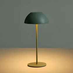 Luna LED Bordlampe - Genopladelig - St�vet Gr�n - Nielsen Light