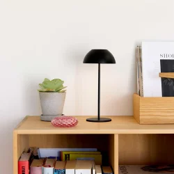 Luna LED Bordlampe - Genopladelig - Sort - Nielsen Light