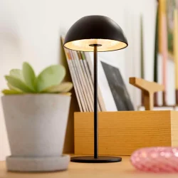 Luna LED Bordlampe - Genopladelig - Sort - Nielsen Light