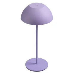 Luna LED Bordlampe - Genopladelig - St�vet Lilla - Nielsen Light