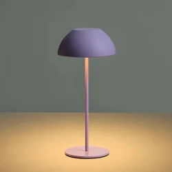 Luna LED Bordlampe - Genopladelig - St�vet Lilla - Nielsen Light