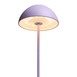Luna LED Bordlampe - Genopladelig - St�vet Lilla - Nielsen Light