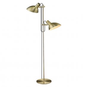 Metropole Gulvlampe - 2 armet - 29,5 - Antik Messing - Halo Design