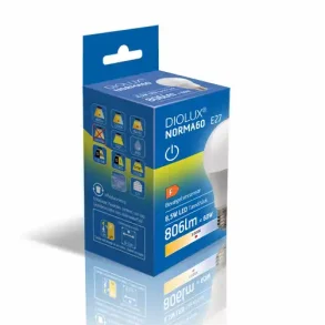 LED p�re Diolux 8,5W med Natsensor