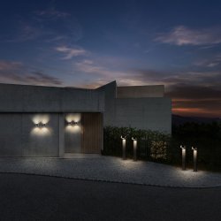 Orbit W2 LED ude/inde vglampe - Sort - 3000K -  Light-Point