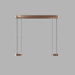 Orbit Pendel 2 - Rose Gold - Light-Point