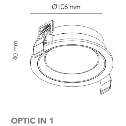 Optic In - 1 - Hvid - Light-Point