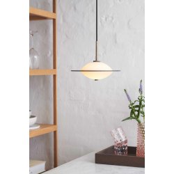 Orbit Pendel - 24 - Opal/Antik messing - Halo Design