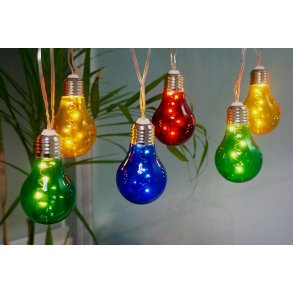 Solar - Party lyskde LED Farvede prer - Veli Line