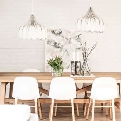 Pioni L Pendel- 50 - White - Pilke