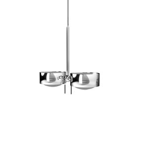 Puk Maxx Long Double Pendel - LED - Krom - Top-Light