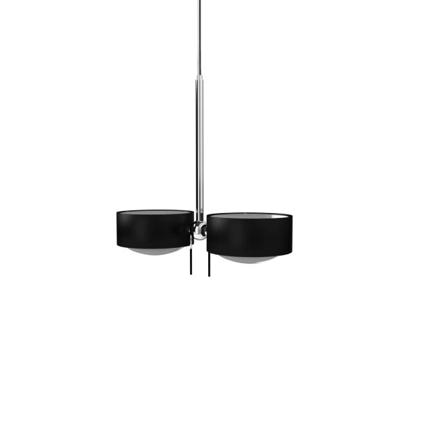 Puk Maxx Long Double Pendel - LED - Sort - Top-Light
