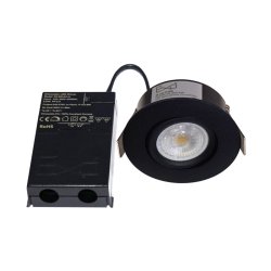 Indbygningsspot - Exo 30 - Lowspot - Sort - Raxon