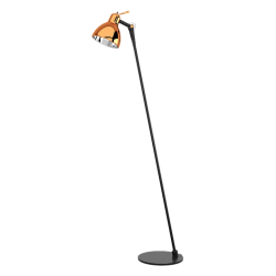 LUXY F0 Glam - Gulvlampe - Metallic Black - Glossy Copper - Rotaliana