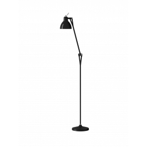 LUXY F1 - Gulvlampe - Matt Black - Glossy Black - Rotaliana